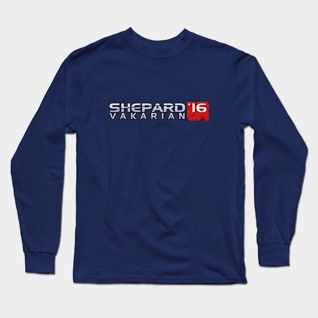 Shepard - Vakarian 2016 Long Sleeve T-Shirt by marcovhv